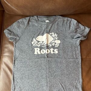 Roots Gray Crewneck Tee
